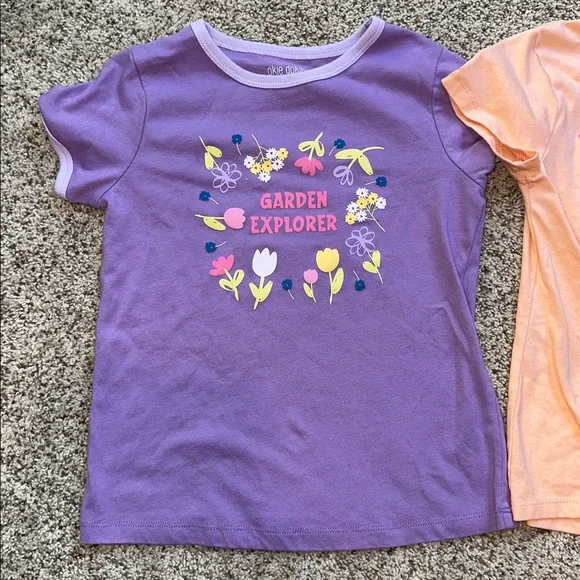 4 - Okie Dokie Girls short sleeve shirts size 6 - Pink, purple, yellow, orange - Picture 6 of 9